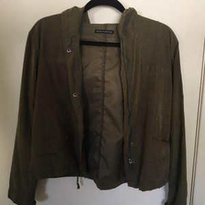 Brandy Melville Olive Green Lightweight Jacket